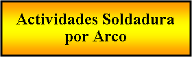 Proceso: Actividades Soldadura por Arco